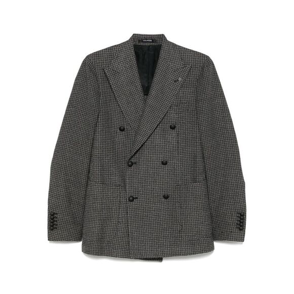 Tagliatore Grey Jackets - Blazers Men